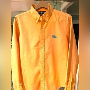 Smart looking Ralph Lauren classic fit shirt…color is a pale tangerine
